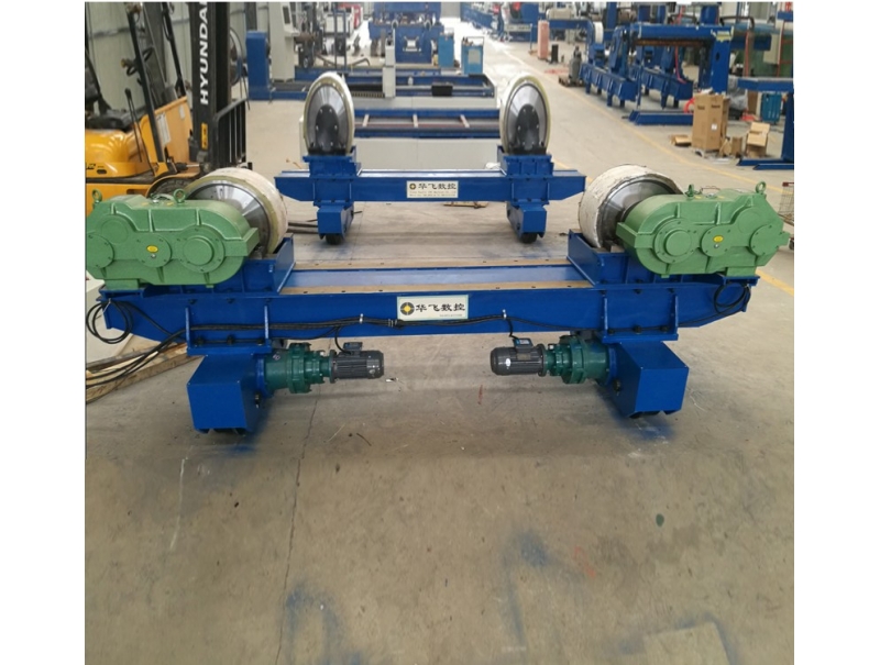 100噸液壓組對(duì)滾輪架通過(guò)客戶驗(yàn)收